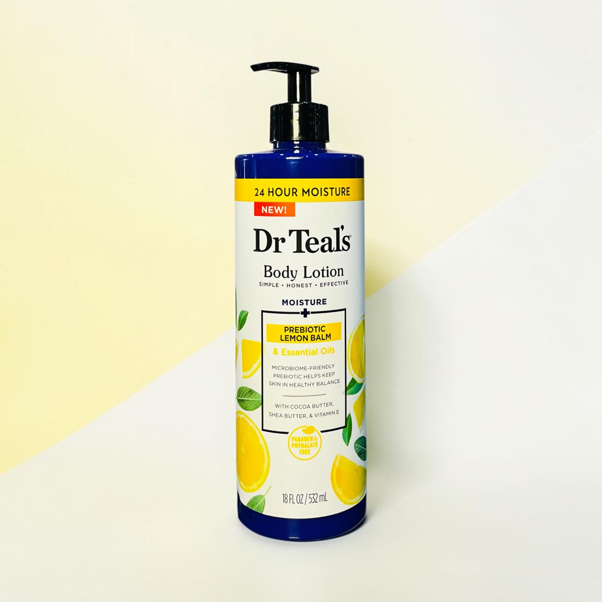 DR TEALS PREBIOTIC LEMON BALM BODY LOTION 532ML